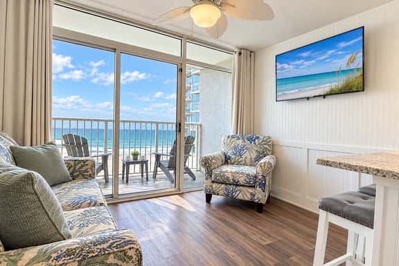 Sea Watch Oceanfront 1BR | King Bed & Balcony - Image 1